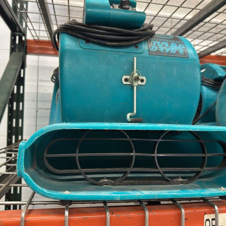 (2) Service Master Turbo Dryers