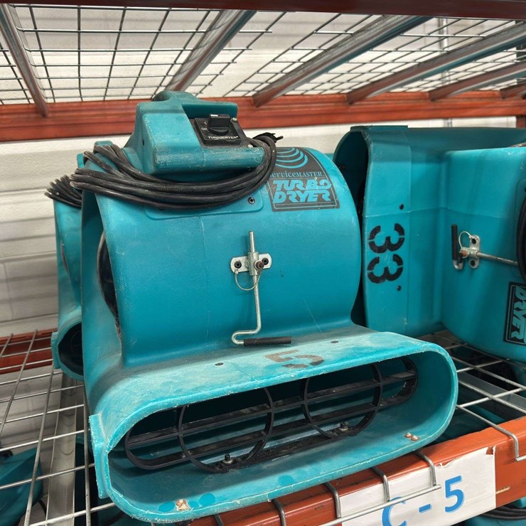 (2) Service Master Turbo Dryers