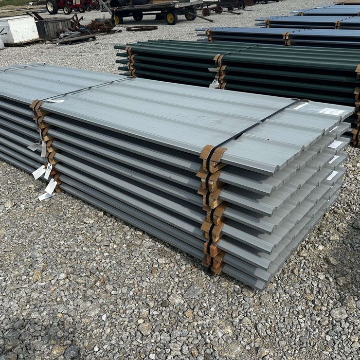 (25) Silver Pole Barn Siding