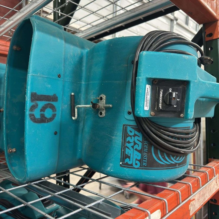 (2) Service Master Turbo Dryers