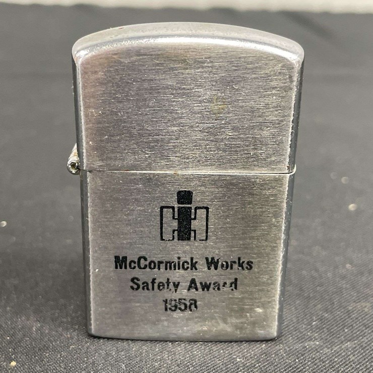 1958 IH McCormick Works Safety Award Lighter