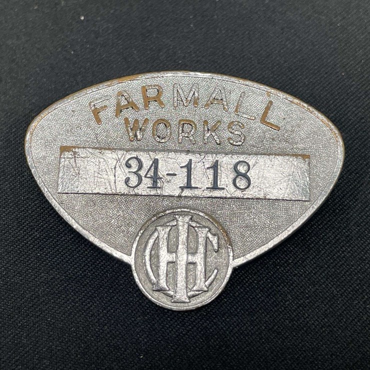 IHC Farmall Works Employee Badge