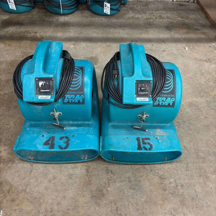 (2) Dri-Eaz TruboDryer…Model: F65-SM