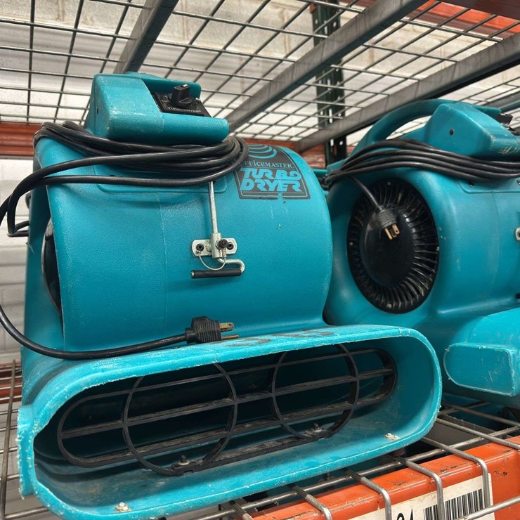 (2) Service Master Turbo Dryers