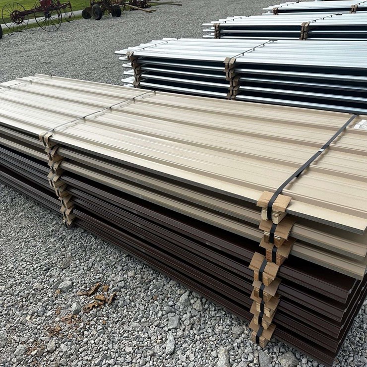(25) Sahara Tan Pole Barn Siding