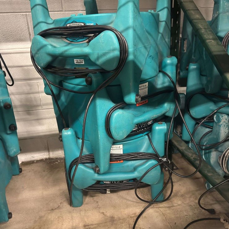 (3) Service Master Ace Turbo Dryers