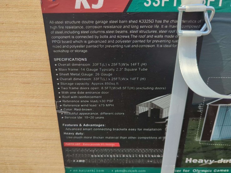 (1)-kj---33-ft-x-25-ft-double-garage-steel-barn-shed---k3325g-image-5