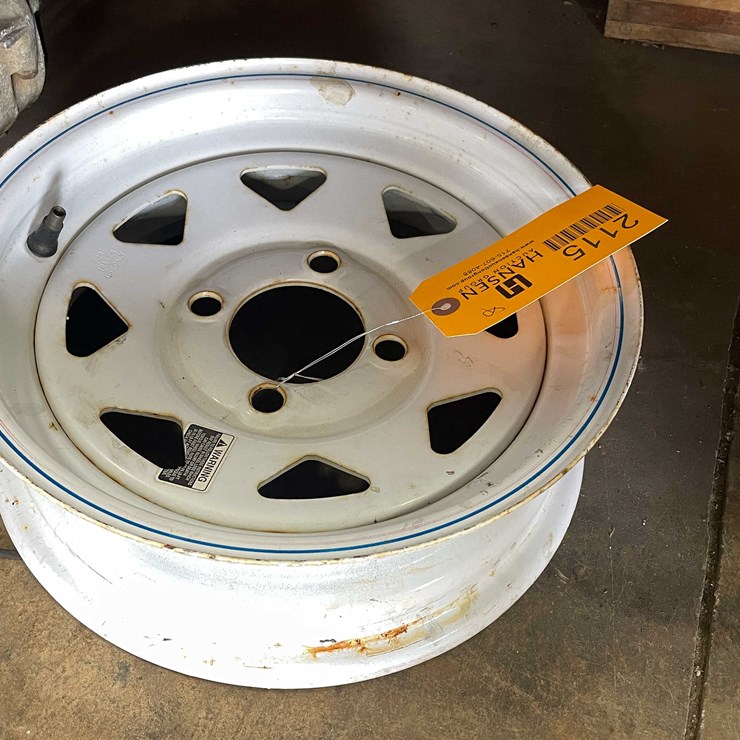 #2115 • 4 Lug Trailer Wheel (CW)