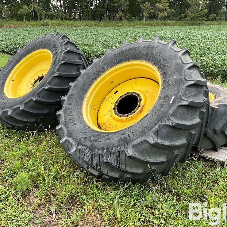Continental 650/65R38 Tires On JD/Titan Rims