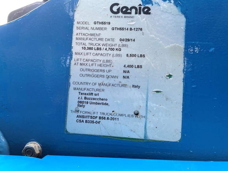 #6274-•-2014-genie-5519-5,500lbs-mini-telehandler-image-33