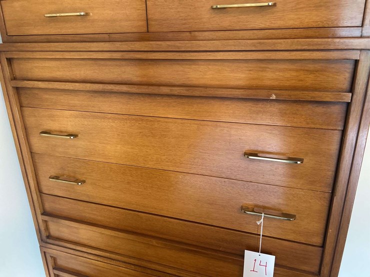mcm-chest-of-drawers-by-sable-73”-t-x-38”-w-x-21”-d---glass-top-image-4
