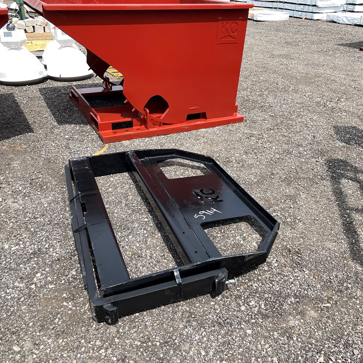 #6317 • Universal Mount Skid Steer Fork Frame
