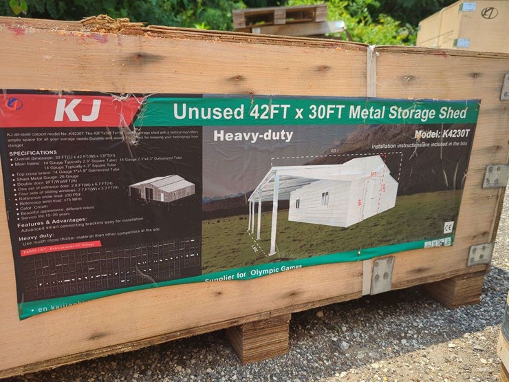 (1)-kj---42-ft-x-30-ft-metal-storage-shed---k4230t-image-2