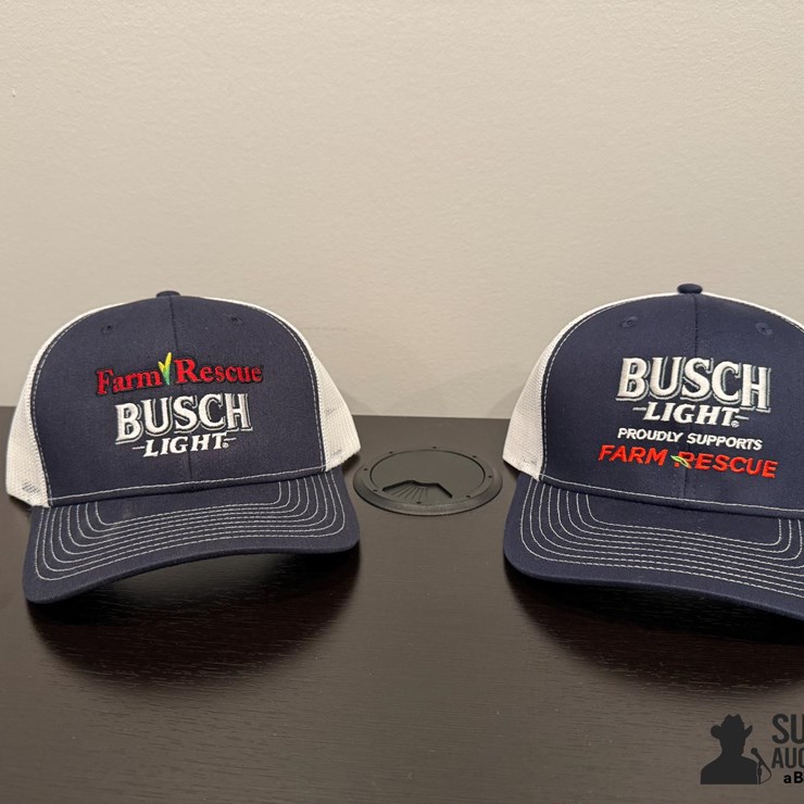 Limited Edition Farm Rescue / Busch Light Snap Back Hats- Donation Item, 100% Of The Hammer Price Being Donated To Farm Rescue