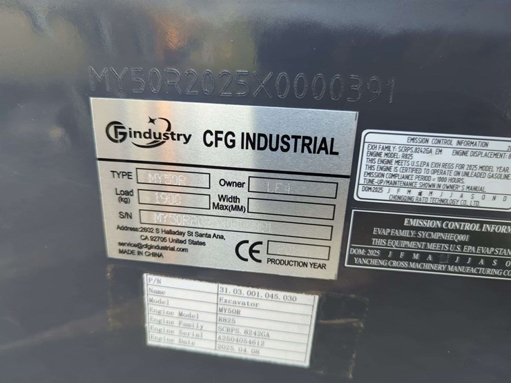 28-hp---cfg-industrial-mini-excavator-enclosed-cab---my50r---(2025)-image-15