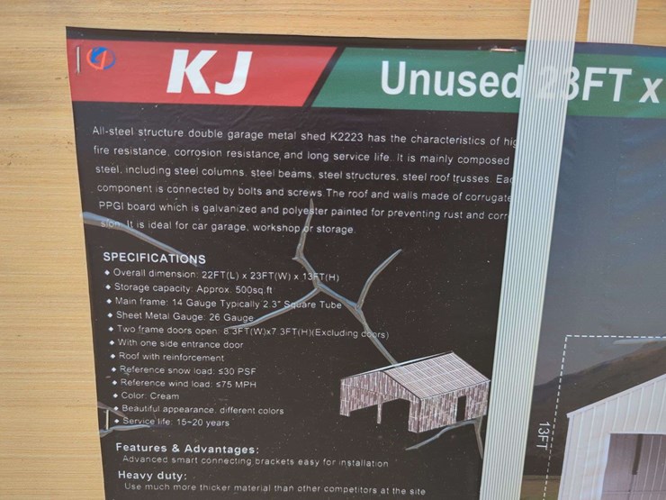 (1)-kj---23-ft-x-22-ft-double-garage-metal-shed---k2223-image-4