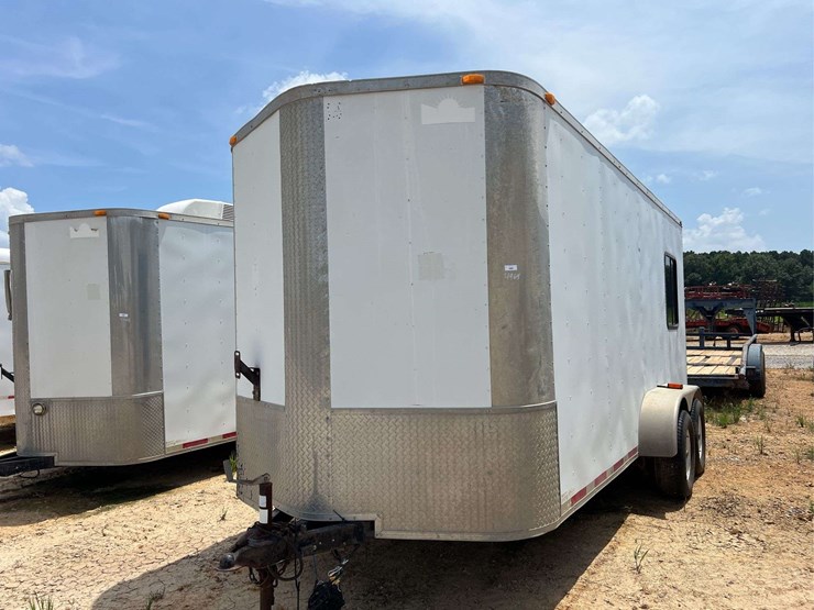 2014-arising-80"-x-16'-t/a-enclosed-trailer-image-1