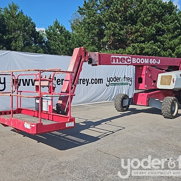 2016 MEC 60JD 60' Telescopic Boom Lift, 42' Horizontal Reach, 500lb Capacity