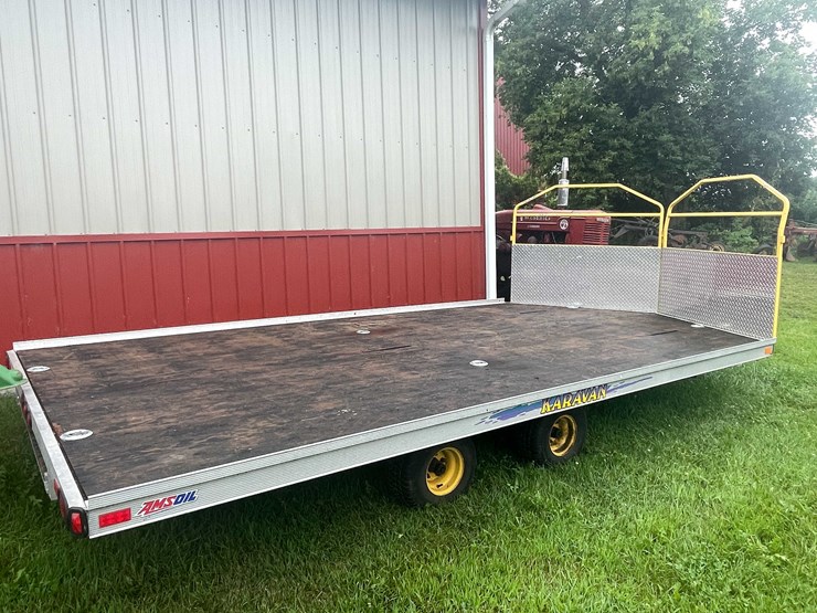 #6693-•-14'-karavan-dual-axle-snowmobile-trailer-image-1