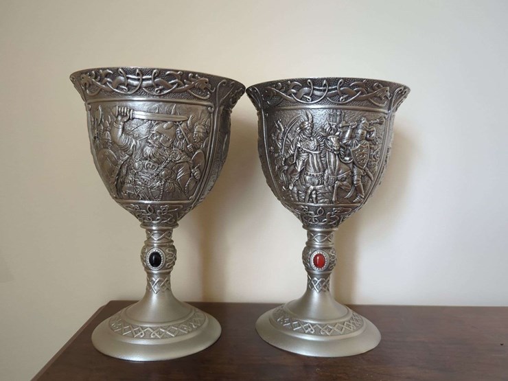 (6)-the-noble-collection-the-legends-of-the-british-isles-pewter-goblets-image-6