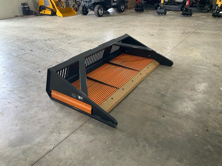 #1410-•-unused-landhonor-skid-steer-rock-screening-bucket-attachment-image-1