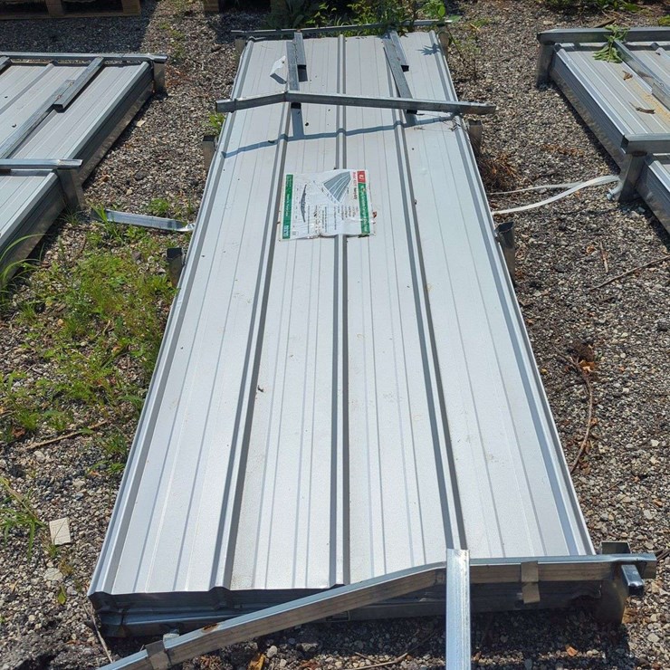 KJ Heavy Duty 10 Ft Long Galvalime Corrugated Steel Panels - 98pcs.