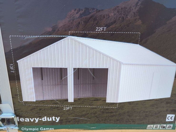 (1)-kj---23-ft-x-22-ft-double-garage-metal-shed---k2223-image-3