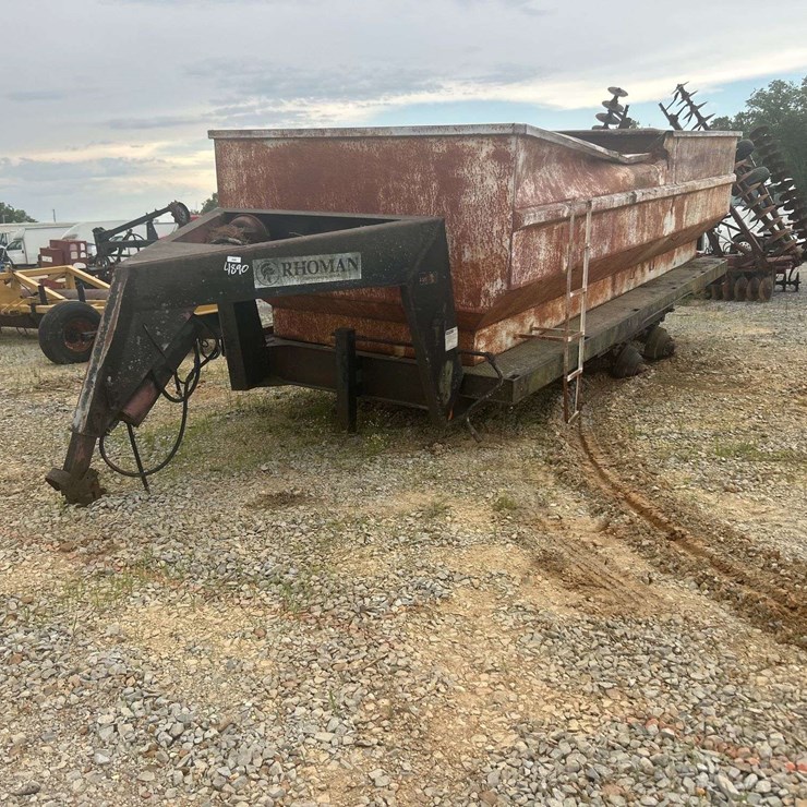 Rhoman 7' x 20' T/A Hopper Bottom Trailer
