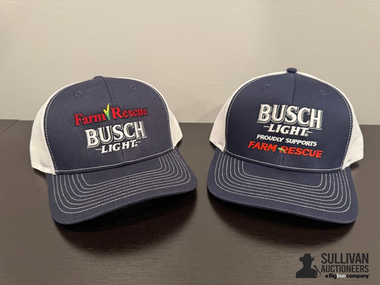 limited-edition-farm-rescue-/-busch-light-snap-back-hats--donation-item,-100%-of-the-hammer-price-being-donated-to-farm-rescue-image-1