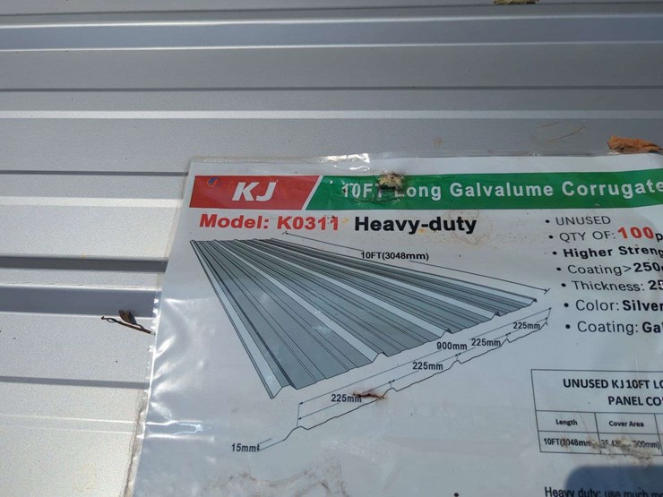 kj-heavy-duty-10-ft-long-galvalime-corrugated-steel-panels---98pcs.-image-6
