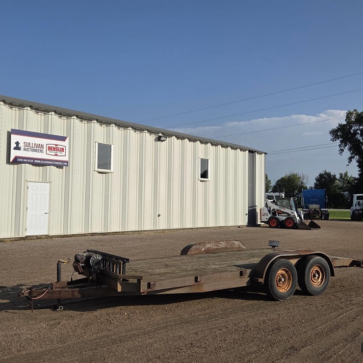 1998 J&J T/A Flatbed Trailer