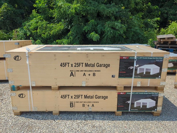 (1)-kj---45-ft-x-25-ft-double-garage-steel-barn-shed---k4525-image-1