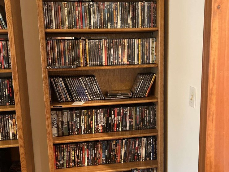 bookshelf-and-dvds---the-shelf-is-82”-tall-by-36”-wide.-image-1