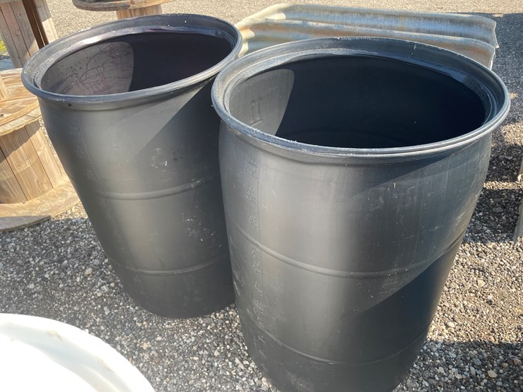 #6344-•-(2)-55-gallon-plastic-drums-image-2