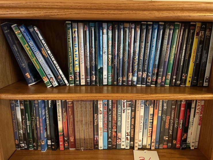 bookshelf-and-dvd’s-(assorted-dvd's)-the-shelf-is-82”-tall-by-36”-wide.-image-2