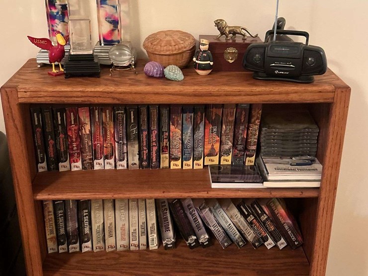 3-bookshelves-with-disney-vhs,-books-and-more---36”-t-30”-w-x-10”-d-image-2