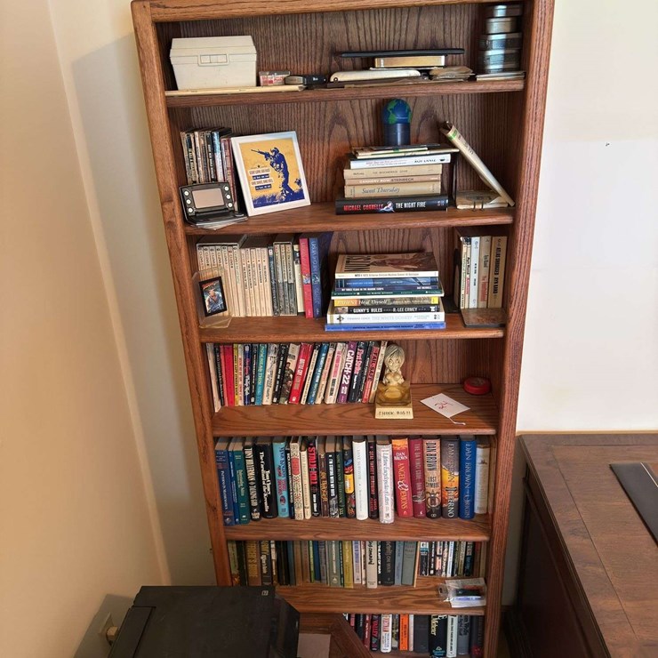 Bookshelf and Contents (Books and Decor)