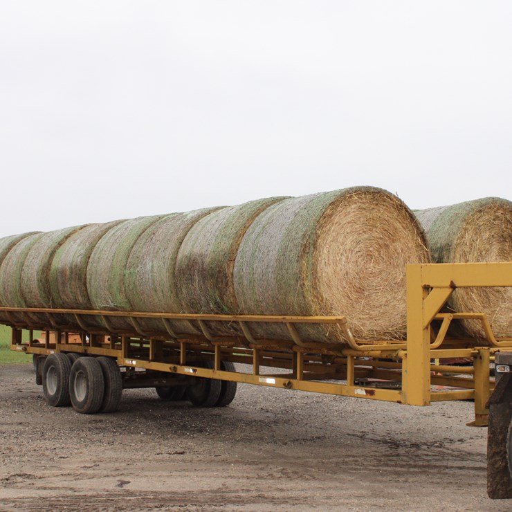 #1019 • 100 Rolls Fertilized Bahia Hay