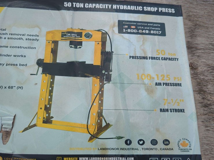 landhonor-50-ton-capacity-hydraulic-shop-press---lhr-sp50-image-3
