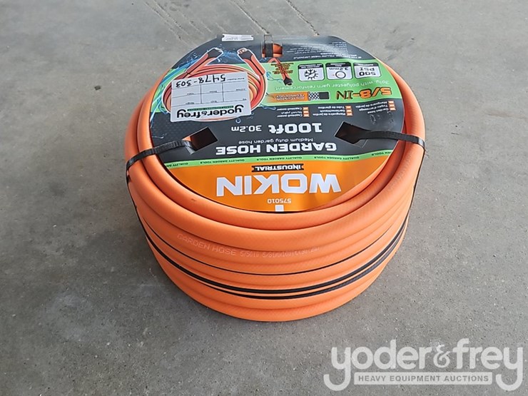 unused-5/8"-100'-wokin-commercial-rubber-garden-hose-image-3
