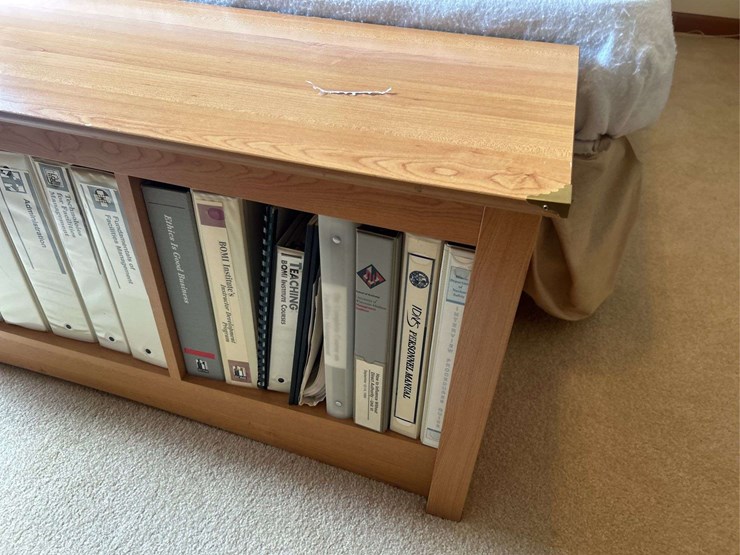 bed-frame/headboard/bench-and-contents---headboard-is-66”-w-image-6