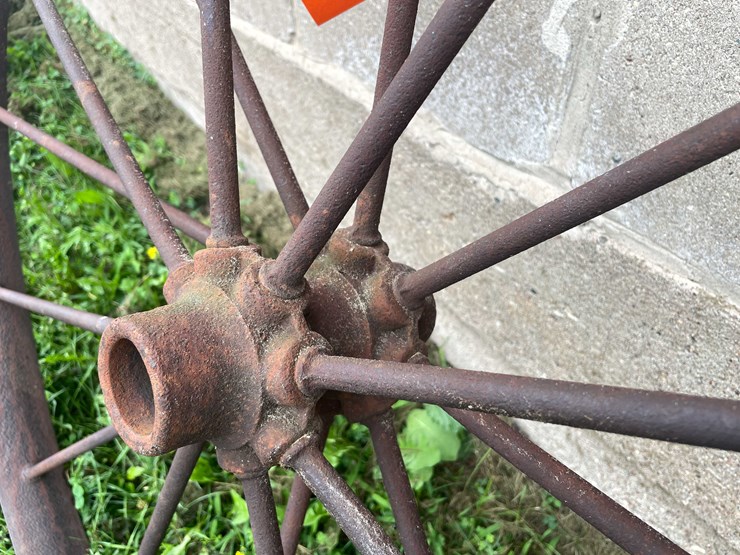 #7487-•-vintage-metal-spoke-tractor-tire-image-2
