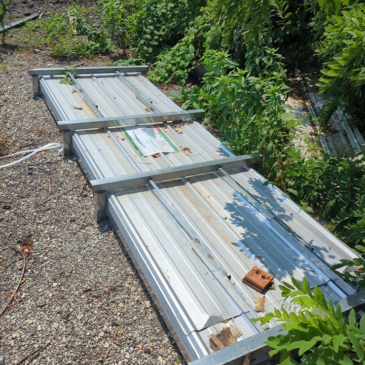 KJ Heavy Duty 10 Ft Long Galvalime Corrugated Steel Panels - 100pcs.