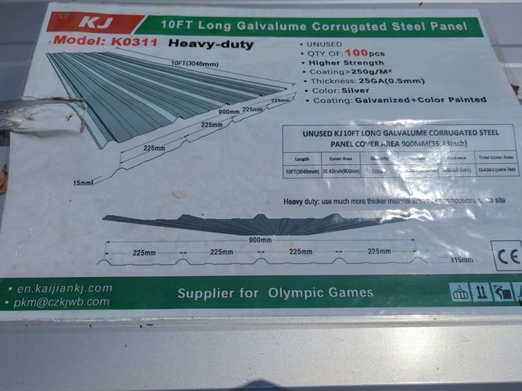 kj-heavy-duty-10-ft-long-galvalime-corrugated-steel-panels---100pcs.-image-7