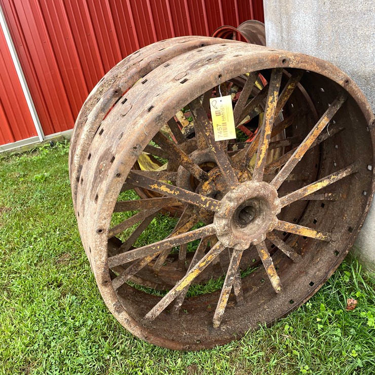 #7457 • Pair of Tractor Tire Rims