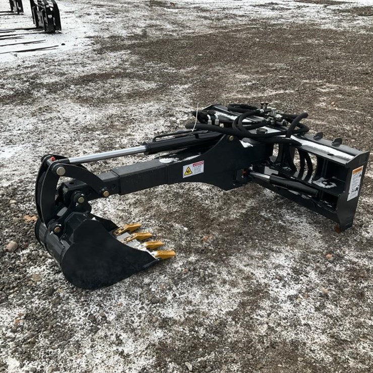 #1358 • New Landhonor Skid Steer Digger Backhoe