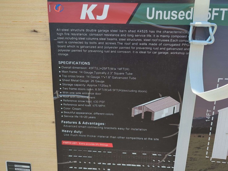 (1)-kj---45-ft-x-25-ft-double-garage-steel-barn-shed---k4525-image-5