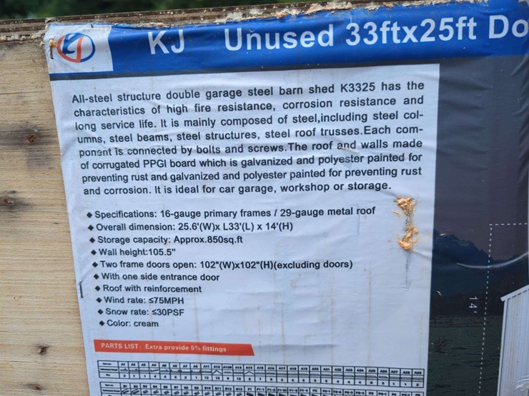 (1)-kj---33-ft-x-25-ft-double-garage-steel-barn-shed---k3325-image-5