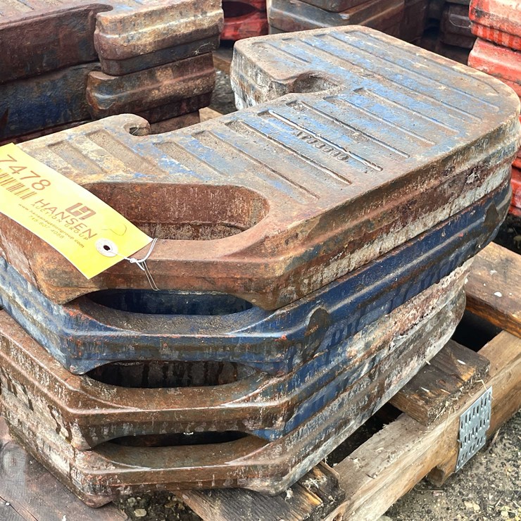 #7478 • (4) Tractor Weights
