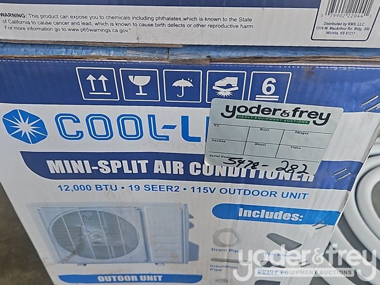 unused-cool-living-12,000-btu,-115v-mini-split-heat-&-cool-complete-diy-kit-image-6